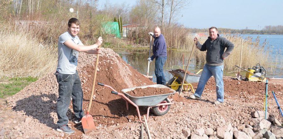 Arbeitseinsatz im April 2016